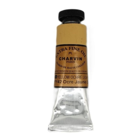 Olejová barva Yellow Ochre Light 168 Extra Fine Charvin Paris tuba 20 ml