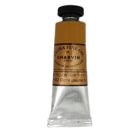 Olejová barva Yellow Ochre 169 Extra Fine Charvin Paris tuba 20 ml