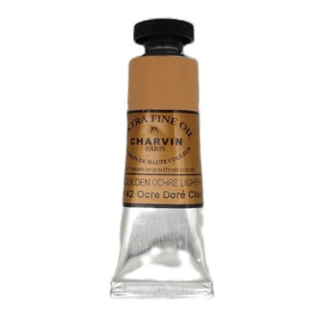 Olejová barva Golden Ochre Light 173 Extra Fine Charvin Paris tuba 20 ml