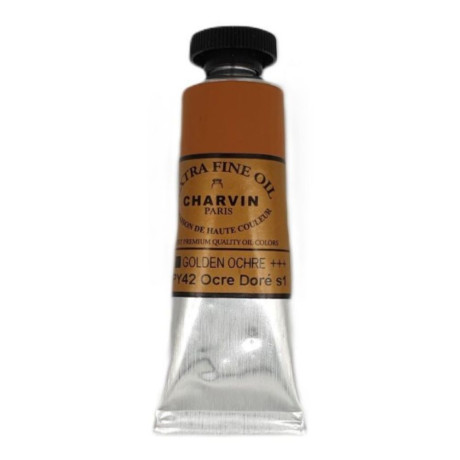 Olejová barva Golden Ochre 174 Extra Fine Charvin Paris tuba 20 ml
