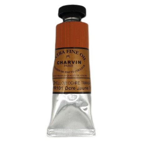 Olejová barva Transparent Yellow Ochre 175 Extra Fine Charvin Paris tuba 20 ml