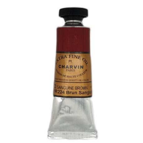 Olejová barva Sanquine Brown 184 Extra Fine Charvin Paris tuba 20 ml