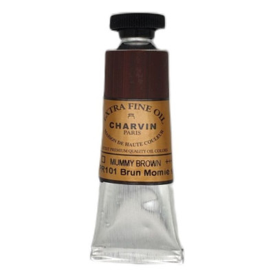 Olejová barva Mummy Brown 189 Extra Fine Charvin Paris tuba 20 ml