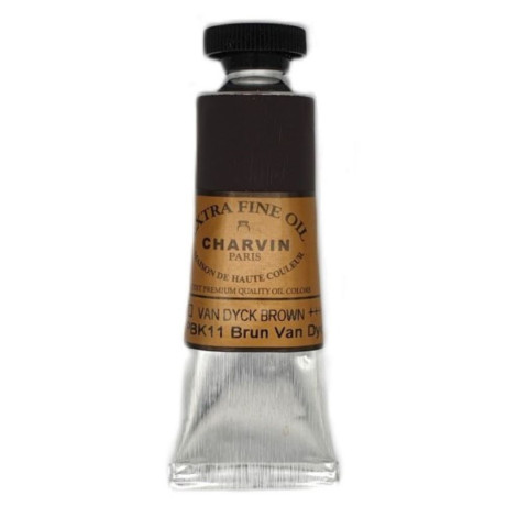 Olejová barva Van Dyck Brown 194 Extra Fine Charvin Paris tuba 20 ml