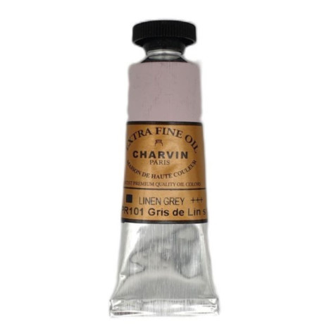 Olejová barva Linen Grey 198 Extra fine Charvin Paris tuba 20 ml