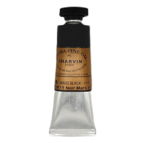 Olejová barva Mars Black 205 Extra Fine Charvin Paris tuba 20 ml