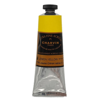 Akrylová barva Lemon Yellow 353 Extra Fine Charvin Paris 60 ml