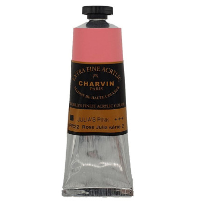 Akrylová barva Julia's Pink 308 Extra fine Charvin Paris 60 ml