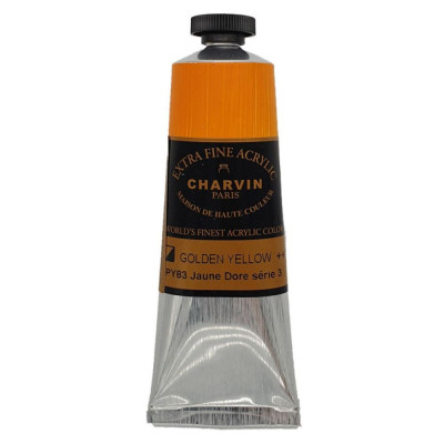 Akrylová barva Golden Yellow 391 Extra Fine Charvin Paris 60 ml