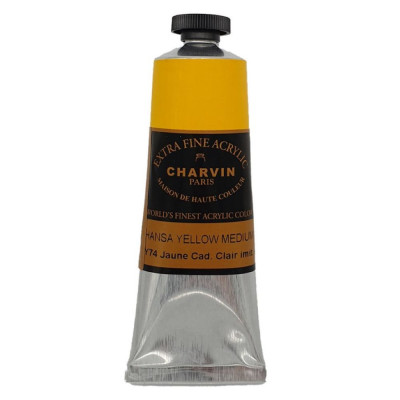 Akrylová barva Hansa Yellow Medium 339 Extra Fine Charvin Paris 60 ml