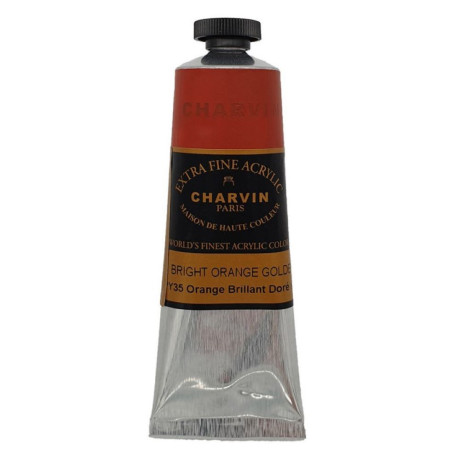 Akrylová barva Bright Orange Golden 449 Extra Fine Charvin Paris 60 ml