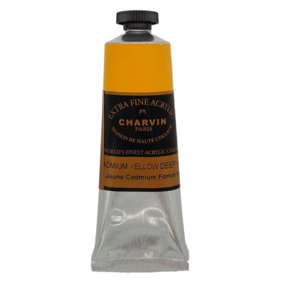 Akrylová barva Cadmium Yellow Deep HUE 384 Extra Fine Charvin Paris 60 ml