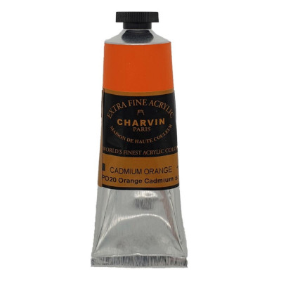Akrylová barva Cadmium Orange 414 Extra Fine Charvin Paris 60 ml