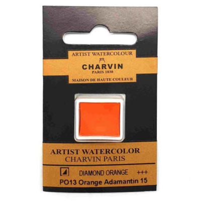 Akvarelová barva Diamond Orange 15 Extra Fine Charvin Paris pánvička
