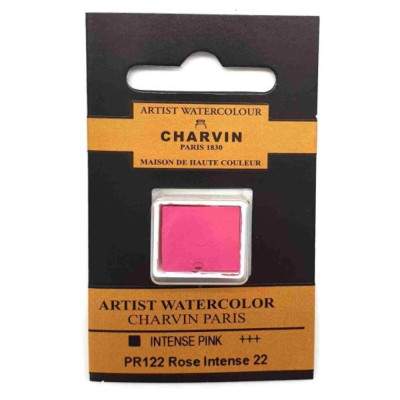 Akvarelová barva Intense Pink 22 Extra Fine Charvin Paris pánvička