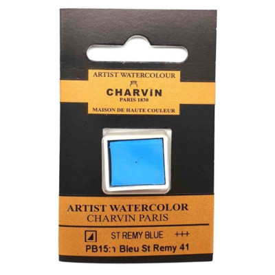 Akvarelová barva ST Remy Blue 41 Extra Fine Charvin Paris pánvička