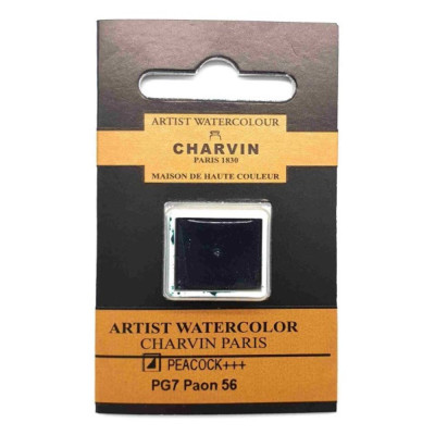 Akvarelová barva Peacock 56 Extra Fine Charvin Paris pánvička