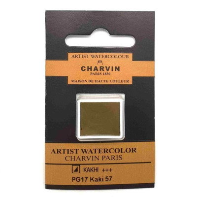 Akvarelová barva Khaki 57 Extra Fine Charvin Paris pánvička