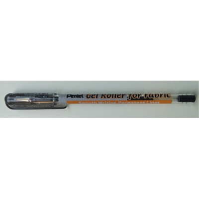 Pentel Gelová tužka (pero, roller) na textil, černá, 1,0 mm