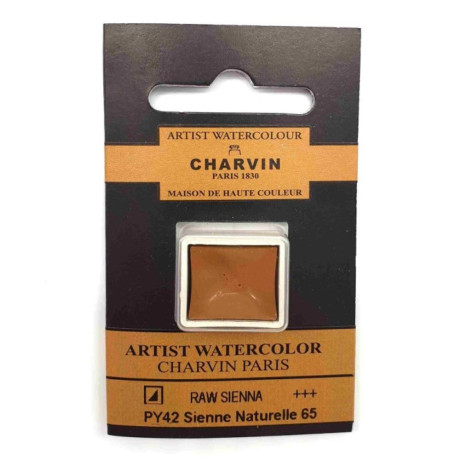 Akvarelová barva Raw Sienna 65 Extra Fine Charvin Paris pánvička