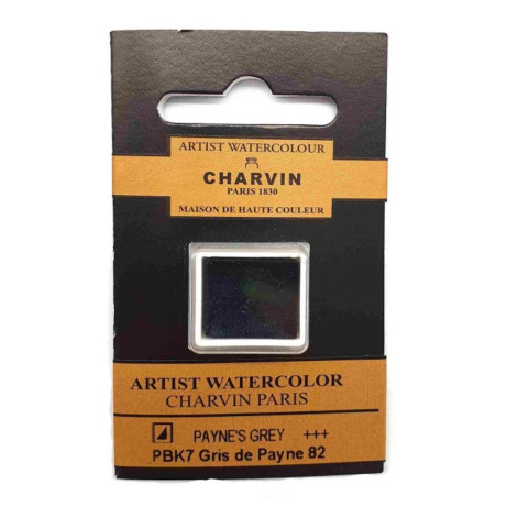 Akvarelová barva Payne's Grey 82 Extra Fine Charvin Paris pánvička