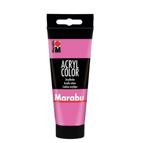 Akrylová barva růžová 100 ml Marabu