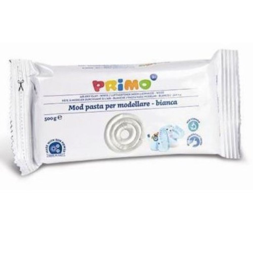 Samotvrdnoucí hmota bílá Primo 500 g Samotvrdnoucí hmota bílá Primo 500 g