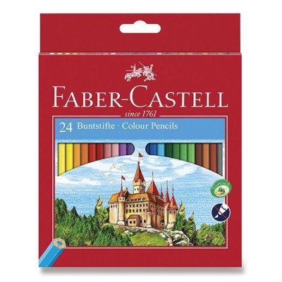 Pastelky šestihranné Faber Castell sada 24 ks