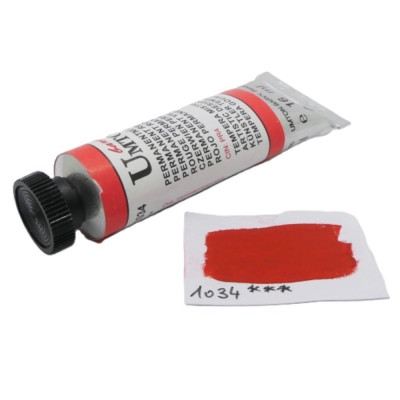 Tempera mistrovská Permanentní červeň světlá Umton 16 ml