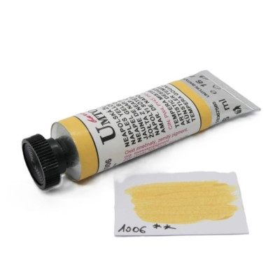 Tempera mistrovská Neapolská žluť tmavá Umton 16 ml