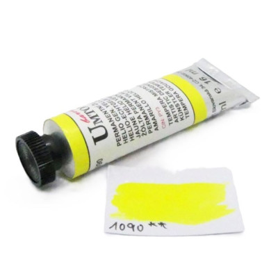 Tempera mistrovská Permanentní žluť světlá Umton 16 ml