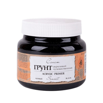 Akrylový šeps černý Sonnet Nevskaya Palitra 500 ml