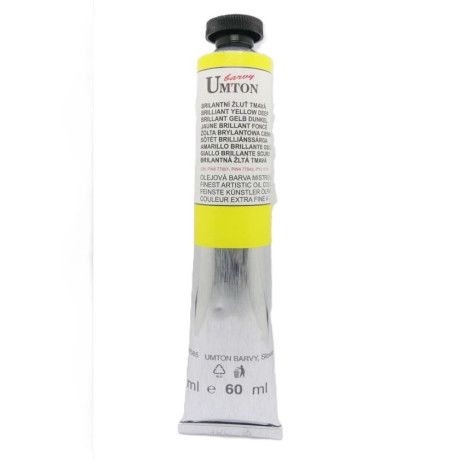 Olejová barva Brilantní žluť tmavá Umton 60 ml