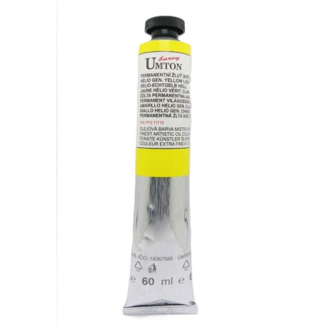 Olejová barva Permanentní žluť světlá Umton 60 ml