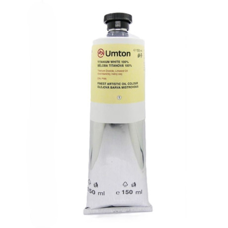Olejová barva Běloba titanová 100% Umton 150 ml