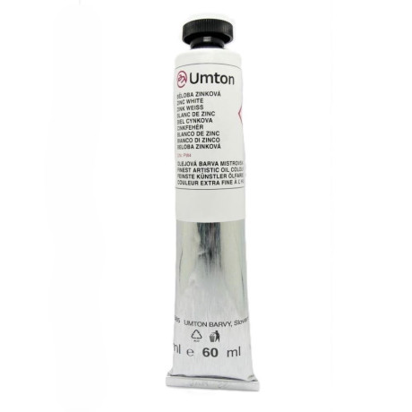 Olejová barva Běloba zinková Umton 60 ml