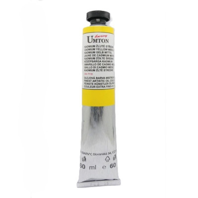 Olejová barva kadmium žluté střední Umton 60 ml