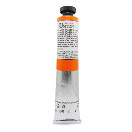 Olejová barva Kadmium oranžové tmavé Umton 60 ml