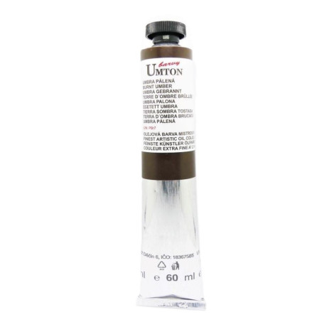 Olejová barva Umbra pálená Umton 60 ml
