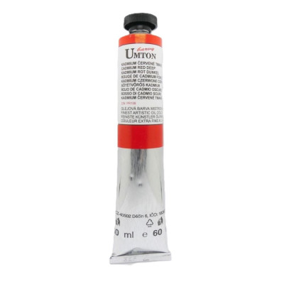 Olejová barva Kadmium červené tmavé Umton 60 ml