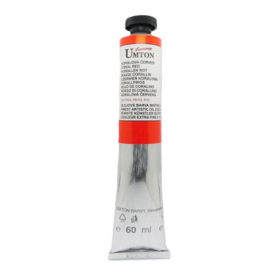 Olejová barva Korálová červeň Umton 60 ml