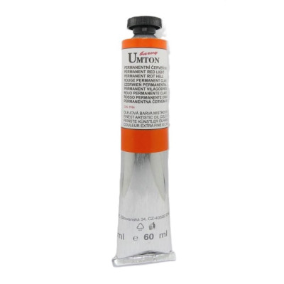 Olejová barva Permanentní červeň světlá Umton 60 ml