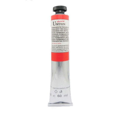 Olejová barva Permanentní červeň střední Umton 60 ml