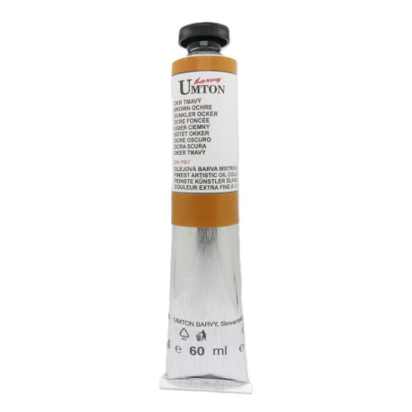 Olejová barva Okr tmavý Umton 60 ml