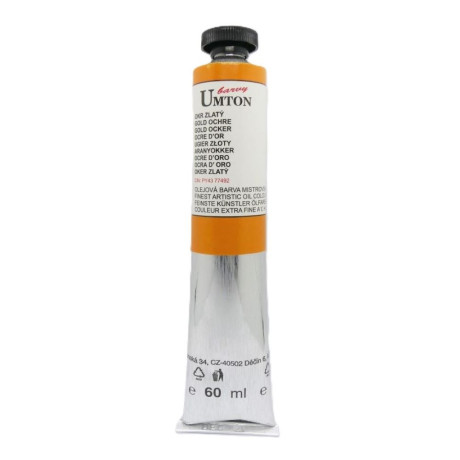 Olejová barva Okr zlatý Umton 60 ml