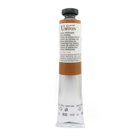 Olejová barva Siena přírodní Umton 60 ml
