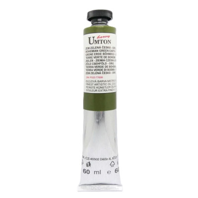 Olejová barva Zem zelená česká originál Umton 60 ml