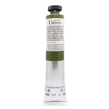 Olejová barva Zem zelená česká originál Umton 60 ml