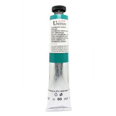 Olejová barva Chromoxid ohnivý Viridian Umton 60 ml