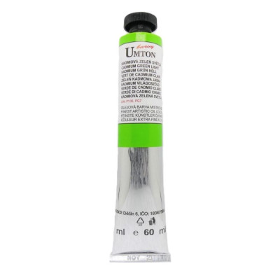 Olejová barva Kadmiová zeleň světlá Umton 60 ml